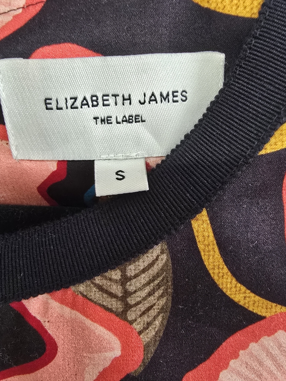 Elizabeth James The Label London Dress In Poppies Print Size Small - Picture 8 of 11